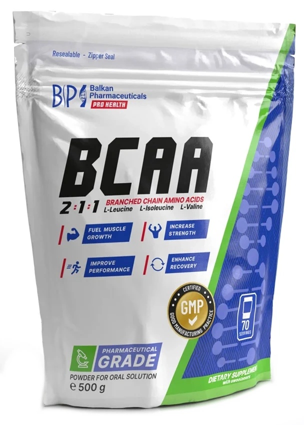 Аминокислоты Balkan Pharmaceuticals BCAA 2:1:1 500g Apple