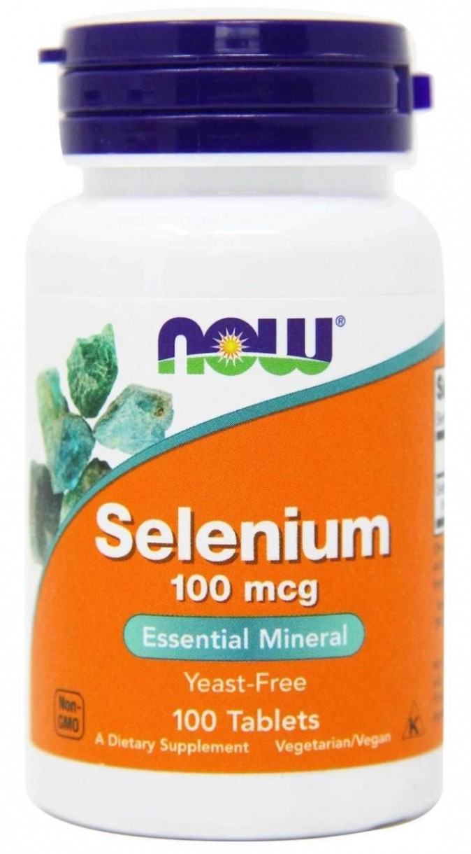 Витамины NOW Selenium 100mcg 100tab