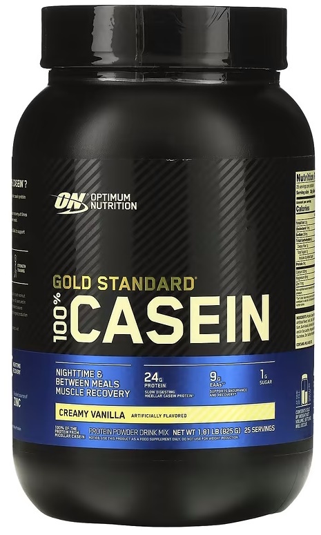 Proteină Optimum Nutrition Gold Standard 100% Casein Creamy Vanilla 908g