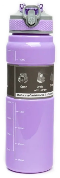 Бутылка для воды ShopShop 800ml Purple