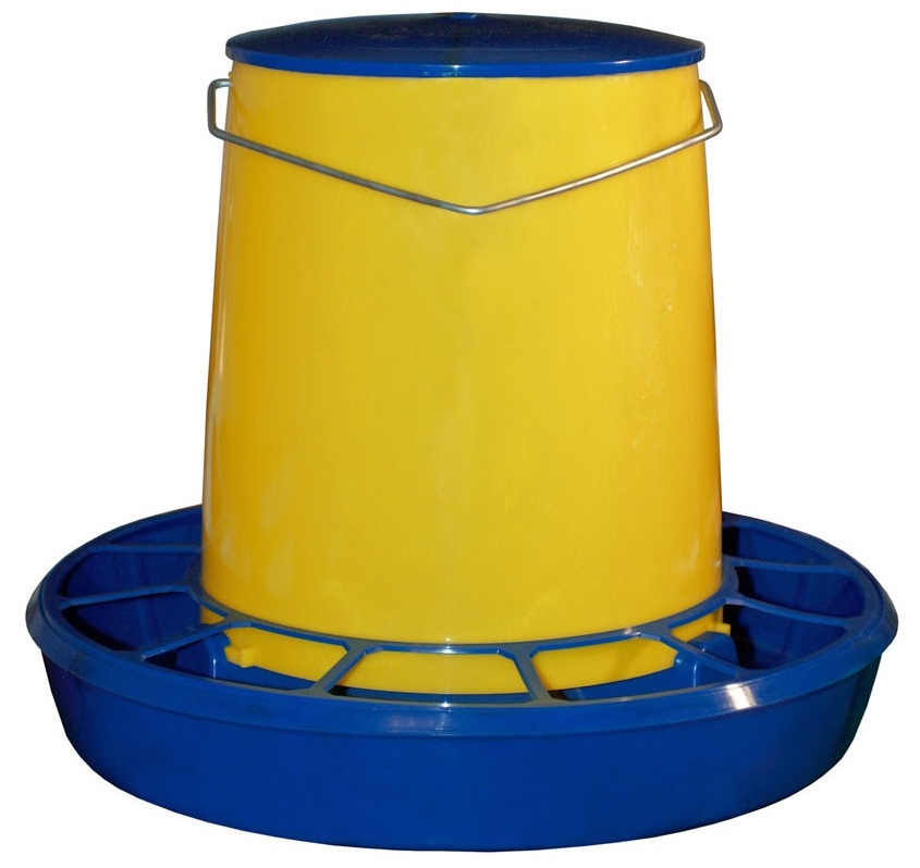 Кормушка для птиц Барьер Yellow/Blue 6L