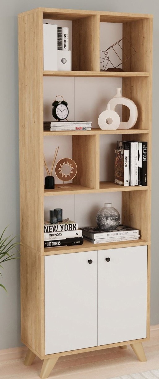 Etajeră Nex Home 15-28-14 Oak/White