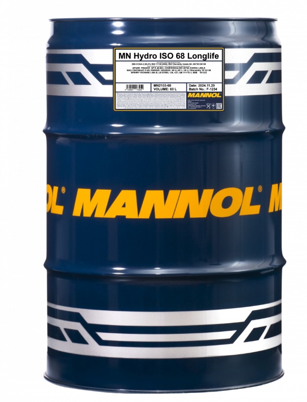 Ulei hidraulic Mannol Hydro HV 68 ISO 68 2203 60L