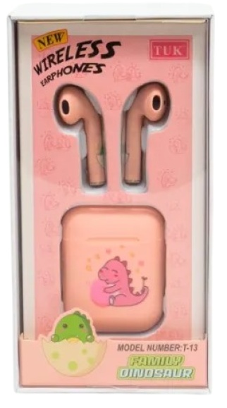 Наушники ShopShop Dino Pink