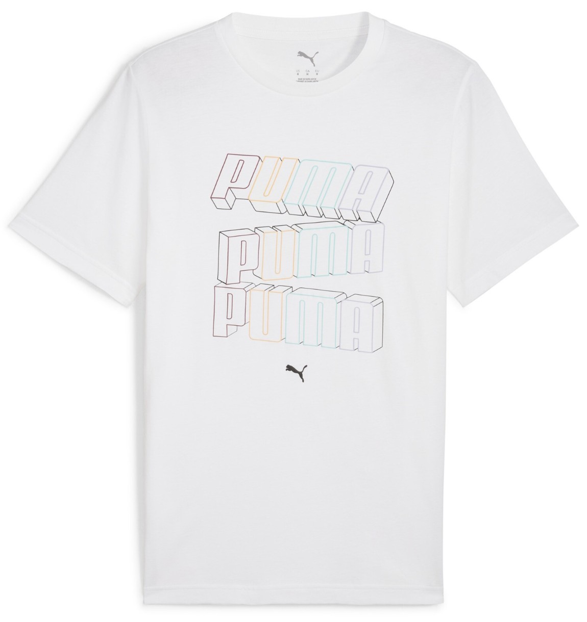 Tricou bărbătesc Puma Ess Logo Lab Hog Tee Puma White, s.XL