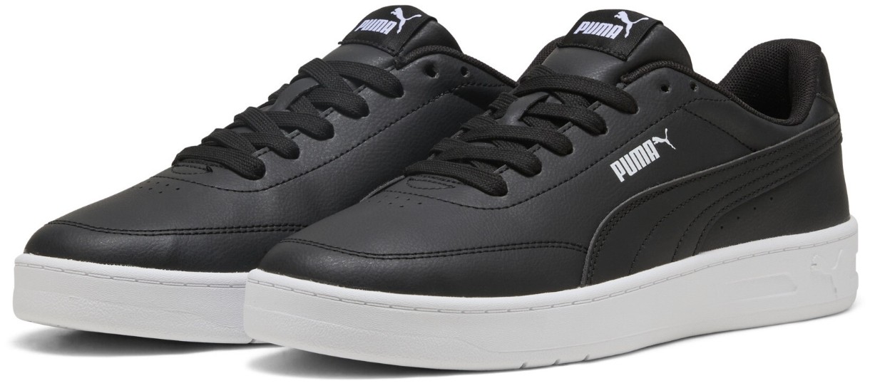 Ghete pentru bărbați Puma Court Classic Clean Puma Black/White, s.44.5