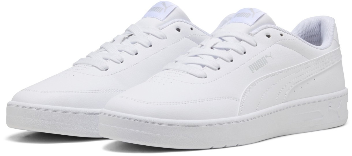 Ghete pentru bărbați Puma Court Classic Clean Puma White/Cool Light Gray, s.44.5
