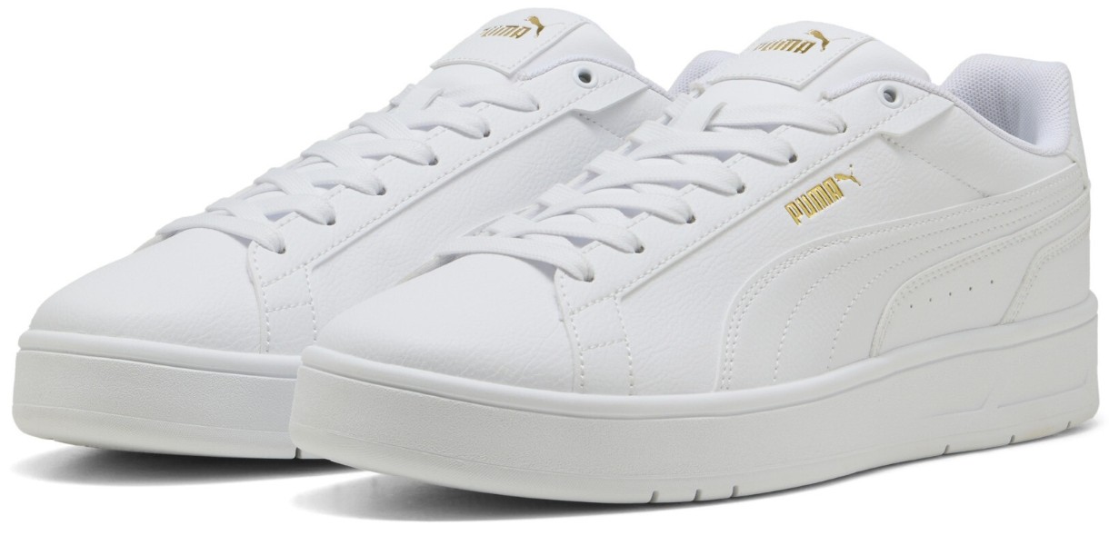 Ghete pentru bărbați Puma Court Classico Puma White/Gold, s.43