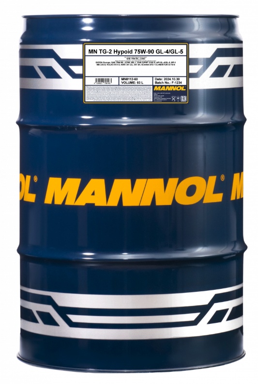 Трансмиссионное масло Mannol TG-2 Hypoid GL-4/5 75W-90 8112 60L
