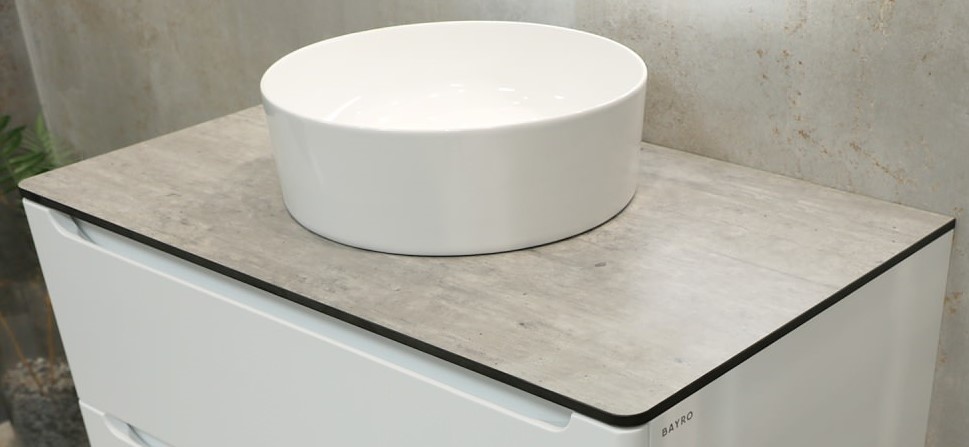 Столешница под умывальник Bayro Bergamo 1000x520 CrownLam 12mm (117044)