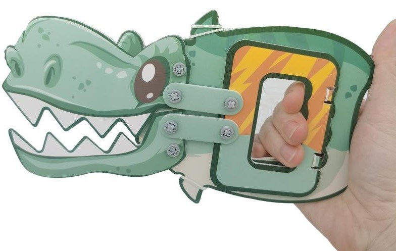 Puzzle 3D-constructor ShopShop Mechanical T-rex B104B