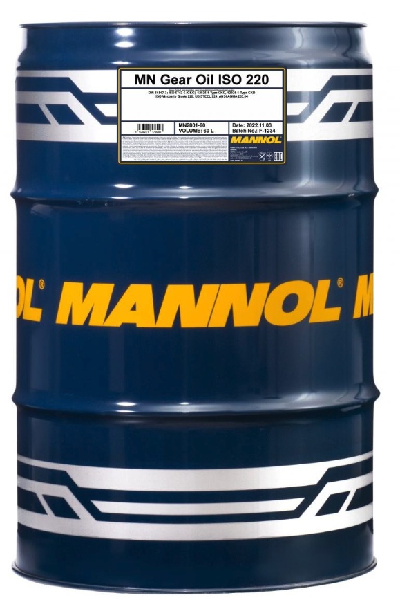 Ulei de transmisie auto Mannol Gear Oil ISO 220 60L