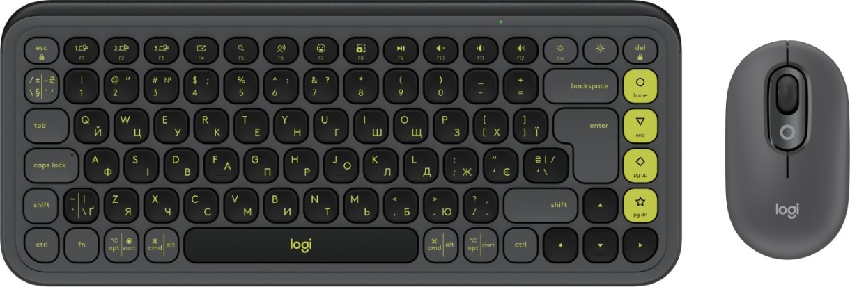 Set Logitech POP Icon Combo Graphite