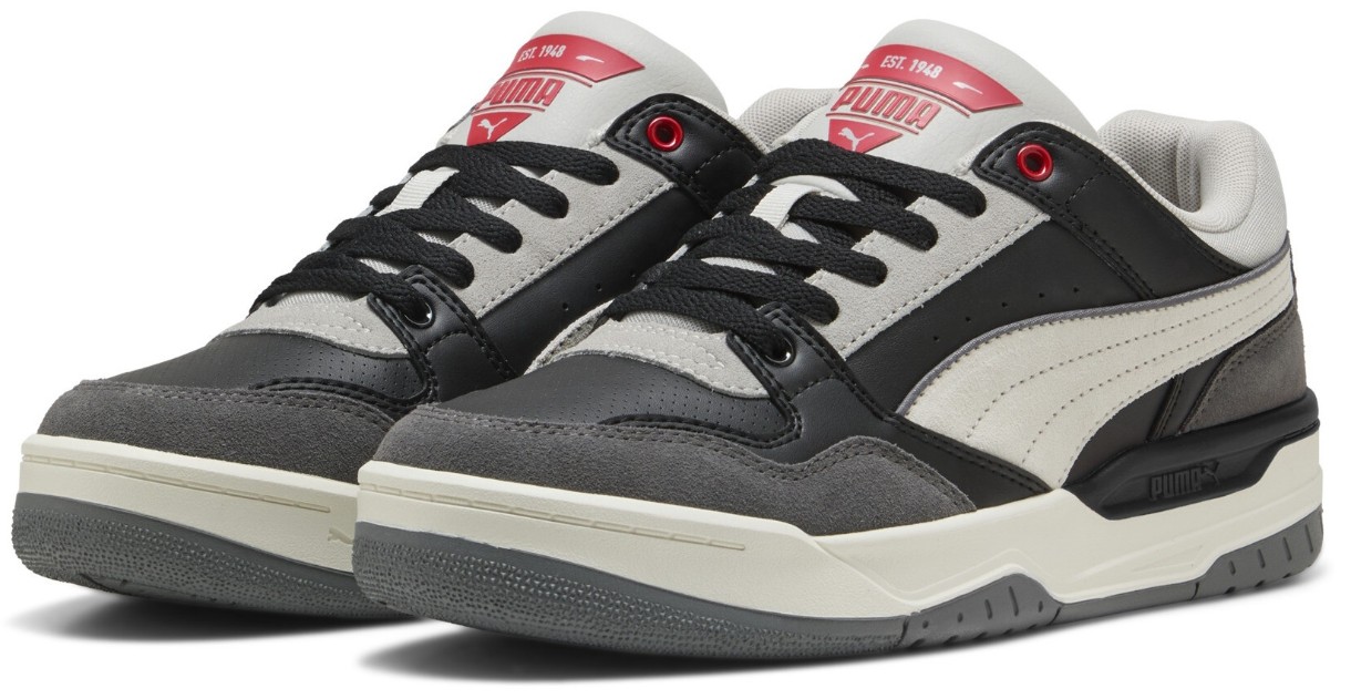 Ghete pentru bărbați Puma Rebound Retro Suede Puma Black/Cool Dark Gray/For All Time Red, s.44.5