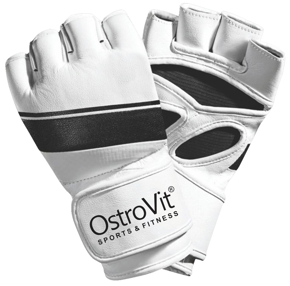 Перчатки Ostrovit MMA M White