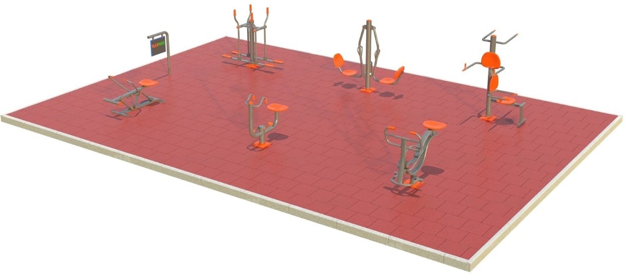 Aparat fitness exterior PlayPark 6FT Fitness Zona