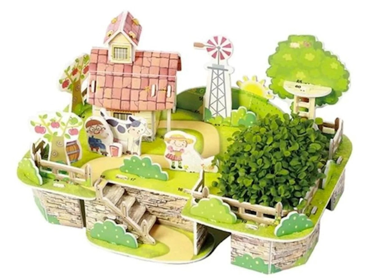 Puzzle 3D-constructor Zilipoo My wonderful farm (M-012)