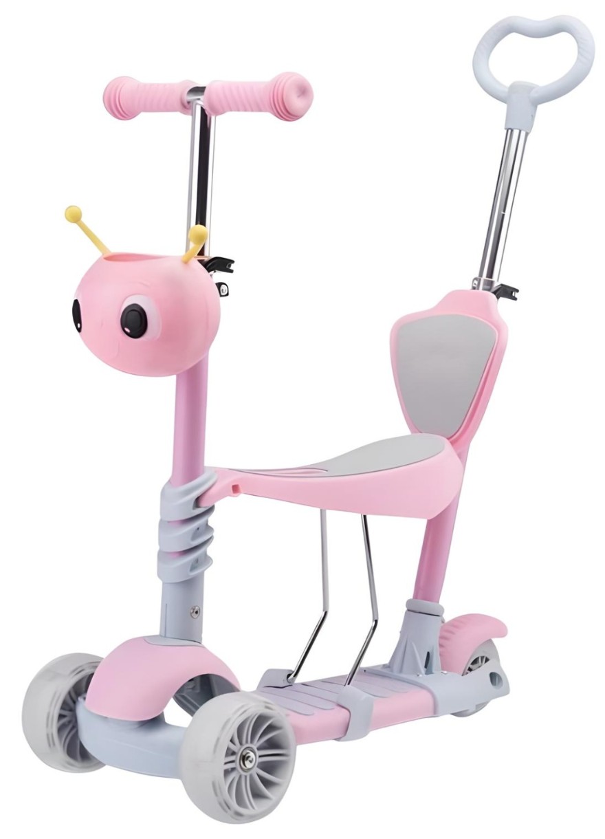 Trotinetă 4Play Snail Pink