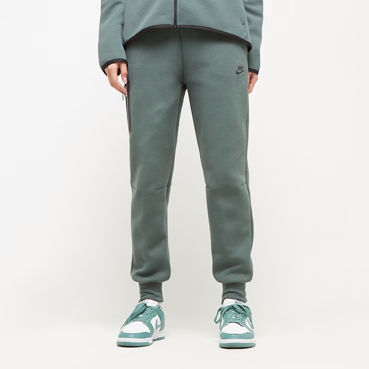 Pantaloni spotivi de dame Nike W Nsw Tch Flc Mr Jgger 2 Vintage Green/Black, s.L
