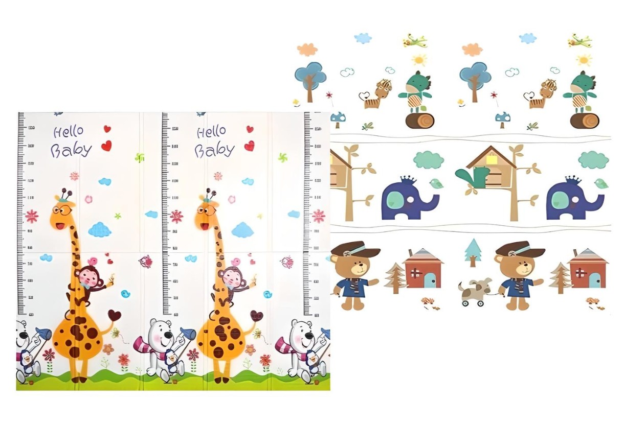 Игровой коврик 4Play Giraffes/Animals 180x200x1.5cm