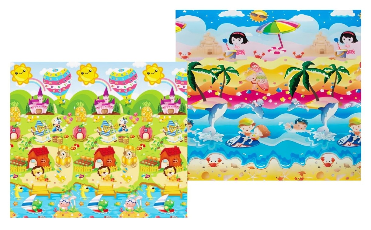 Игровой коврик 4Play Girl at sea/Sun Animals 180x200x1.5cm