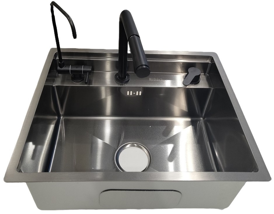 Chiuvetă de bucătărie Backer Combo 550-45073 Nano Black