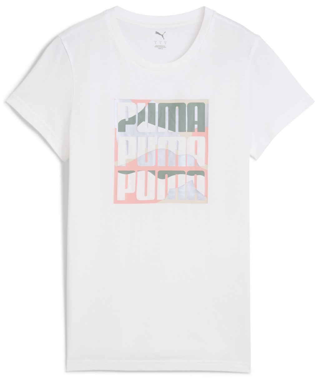 Tricou de dame Puma Graphics Mountain Tee Puma White, s.M (68508302)