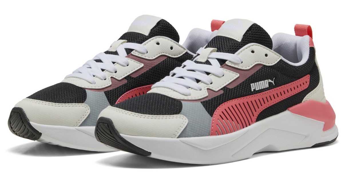 Adidași pentru dame Puma X-Ray 3 Lt Puma Black/Peach Frost/Vapor Gray, s.37