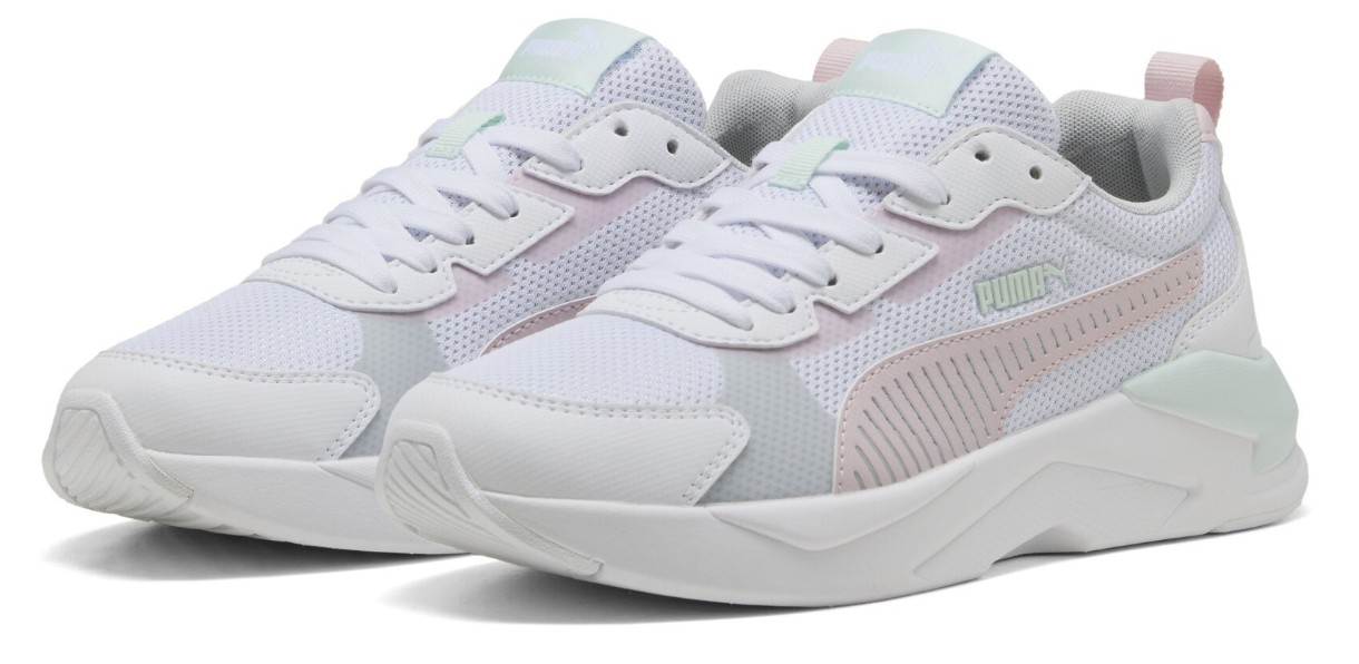 Adidași pentru dame Puma X-Ray 3 Lt Puma White/Rose Mauve/Peaceful Blue, s.36