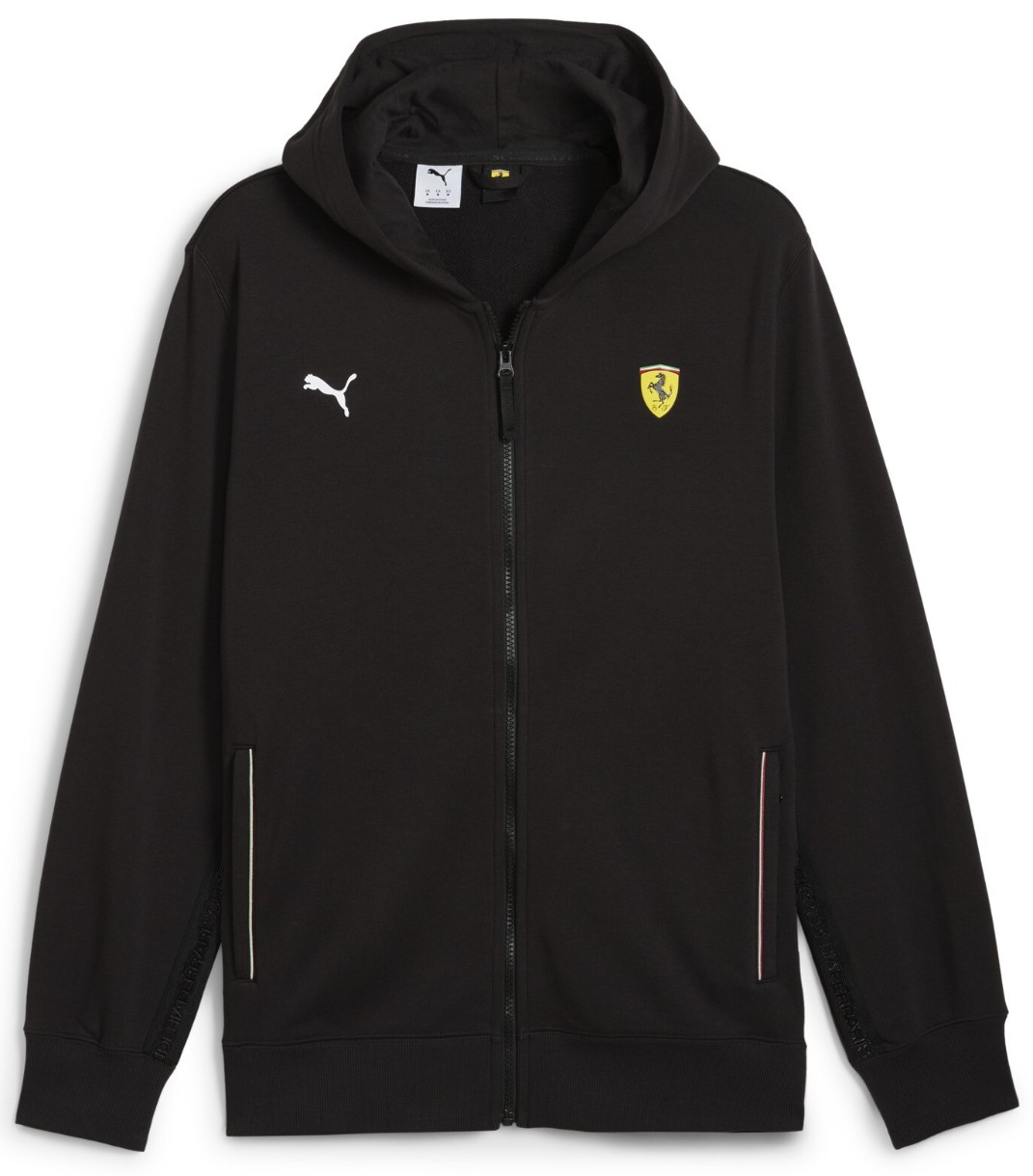 Мужская толстовка Puma Ferrari Race Sweatjacket Puma Black, s.XL