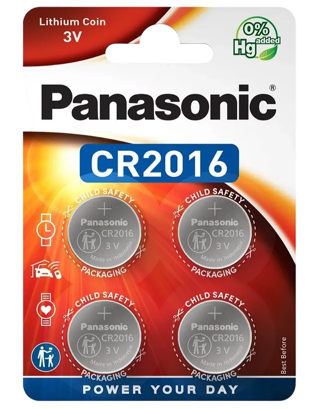 Батарейка Panasonic CR2016 (CR-2016EL/4B)