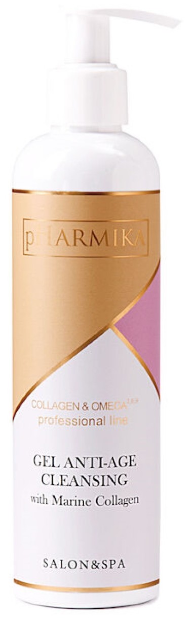 Produs de curățare tenului pHarmika Gel Anti-Age Cleansing Marine Collagen 250ml