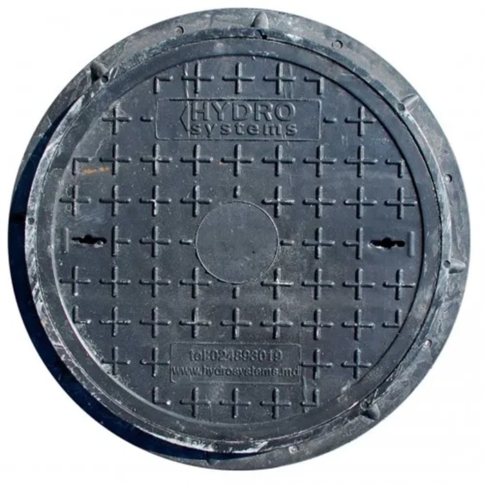 Канализационный люк Hydro-S DN 700 10t Gri