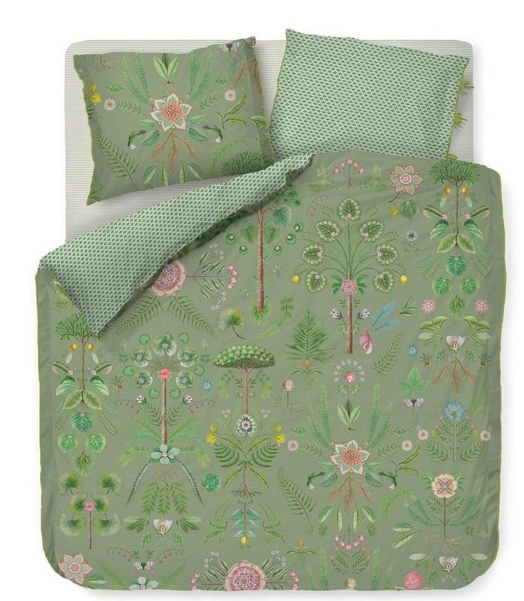 Постельное бельё Pip Studio Bamboleo box Green 240x200/220cm (320412)