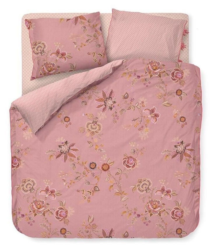 Lenjerie de pat Pip Studio Cece Fiore Pink 240x200/220cm (255789)