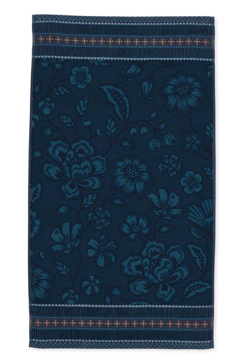 Полотенце Pip Studio Jasmin Jacquard Dark Blue 55x100 (325890)