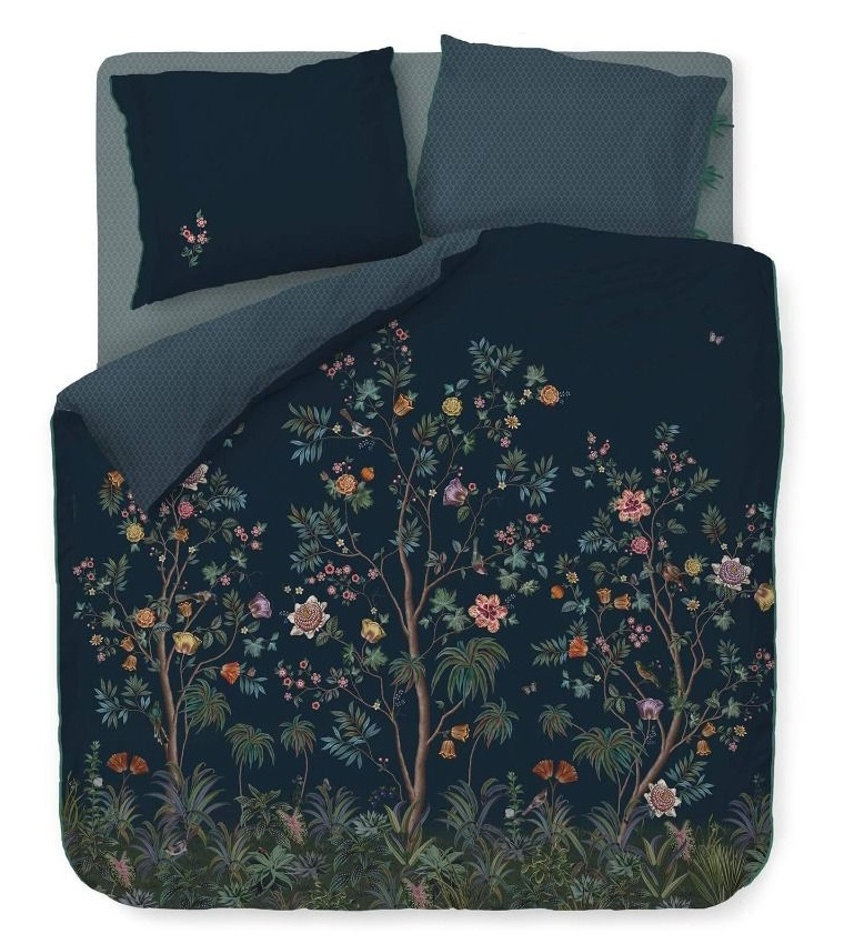 Lenjerie de pat Pip Studio Paradiso Dark Blue 260x200/220cm (278280)