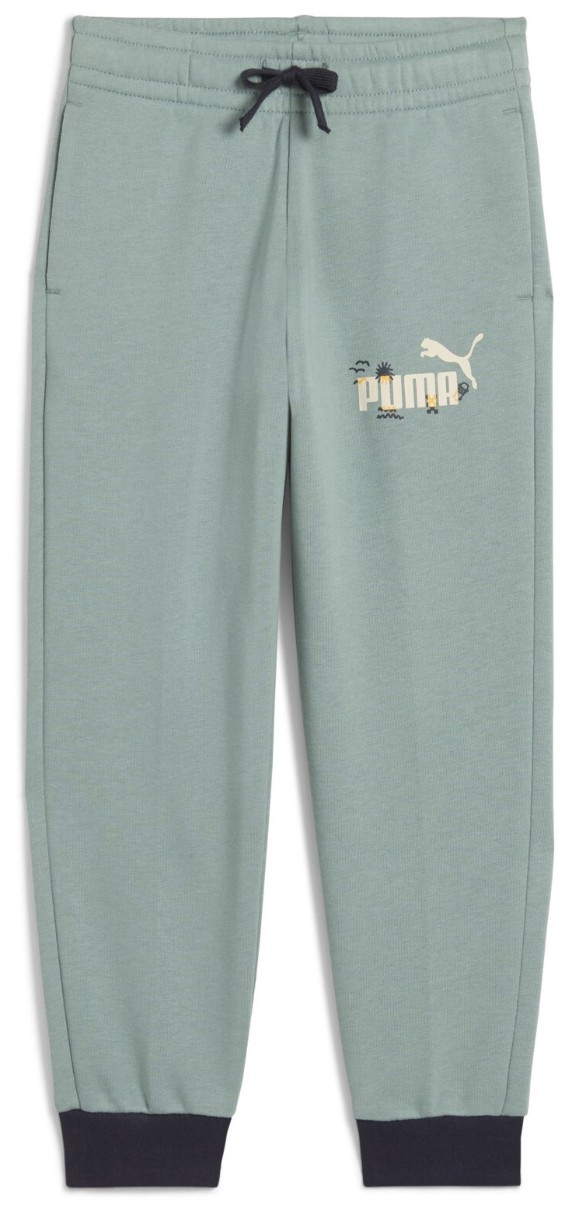 Детские спортивные штаны Puma Sandy Adventures Sweatpants Terry Ps Green Moon, s.104