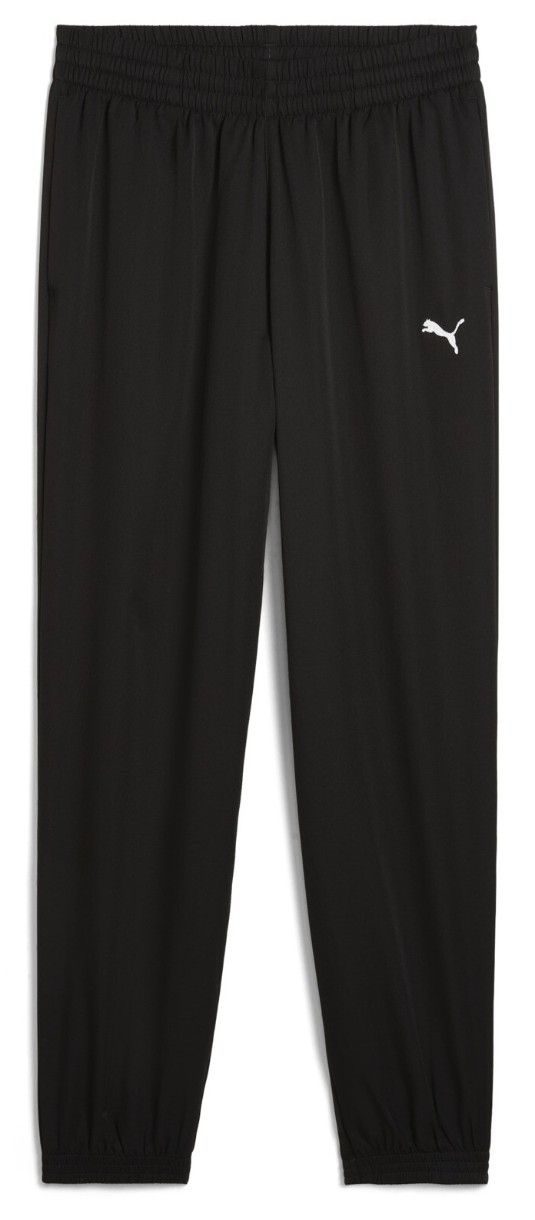 Pantaloni spotivi pentru bărbați Puma Essentials Logo Woven Pants Closed Hem Puma Black, s.M