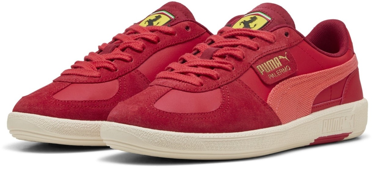 Кеды мужские Puma Ferrari Palermo Rosso Corsa/Peach Frost, s.46