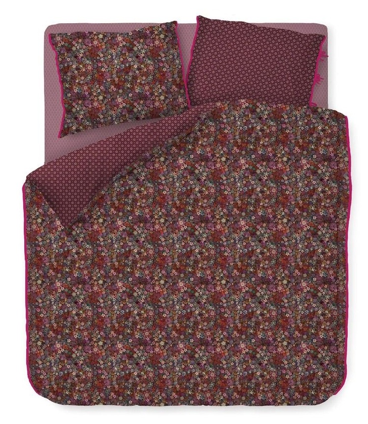 Lenjerie de pat Pip Studio Tutti i Fiori Dark Red 240х200/220cm (278318)