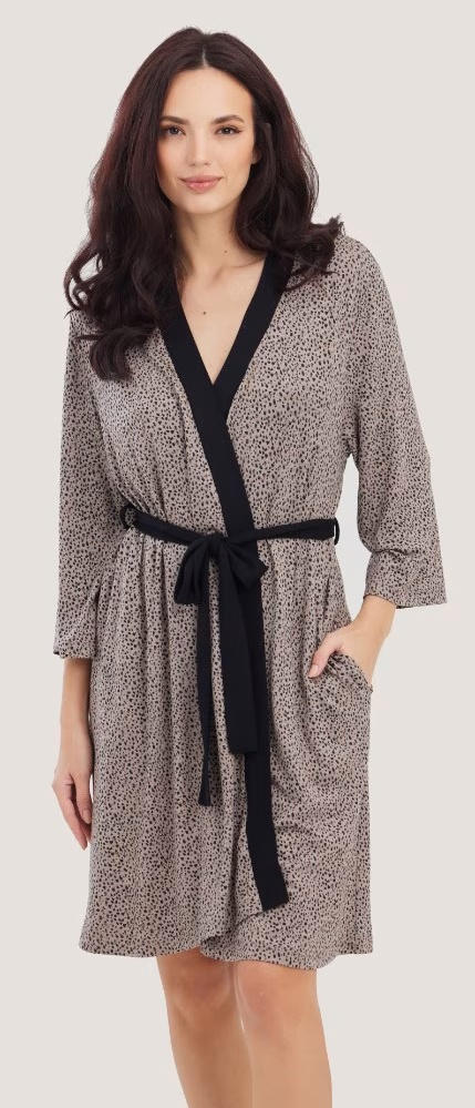 Halat Ajoure T5160 Brown/Print Leopard, s.XS