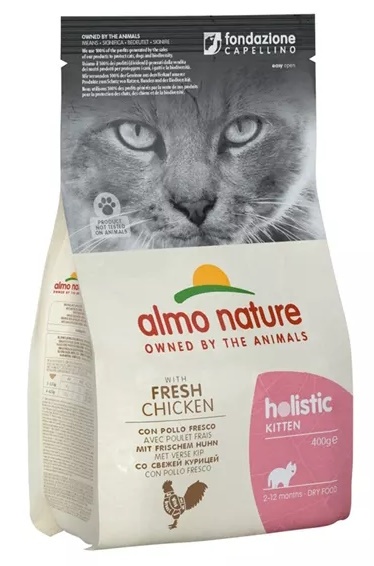 Сухой корм для кошек Almo Nature Holistic Kitten Chicken 400g