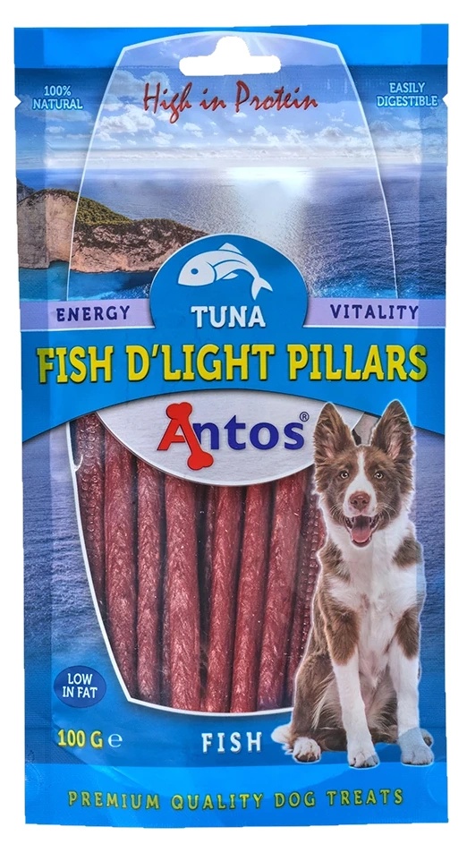 Лакомства для собак Antos Fish D'light Pillars 100g (20696)