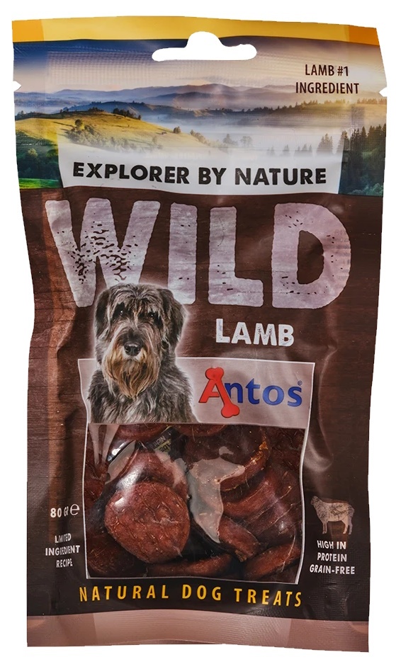 Лакомства для собак Antos Wild Lamb 80g (20076)
