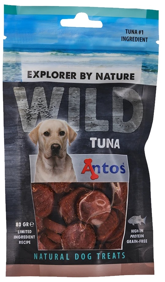 Лакомства для собак Antos Wild Tuna 80g (20079)