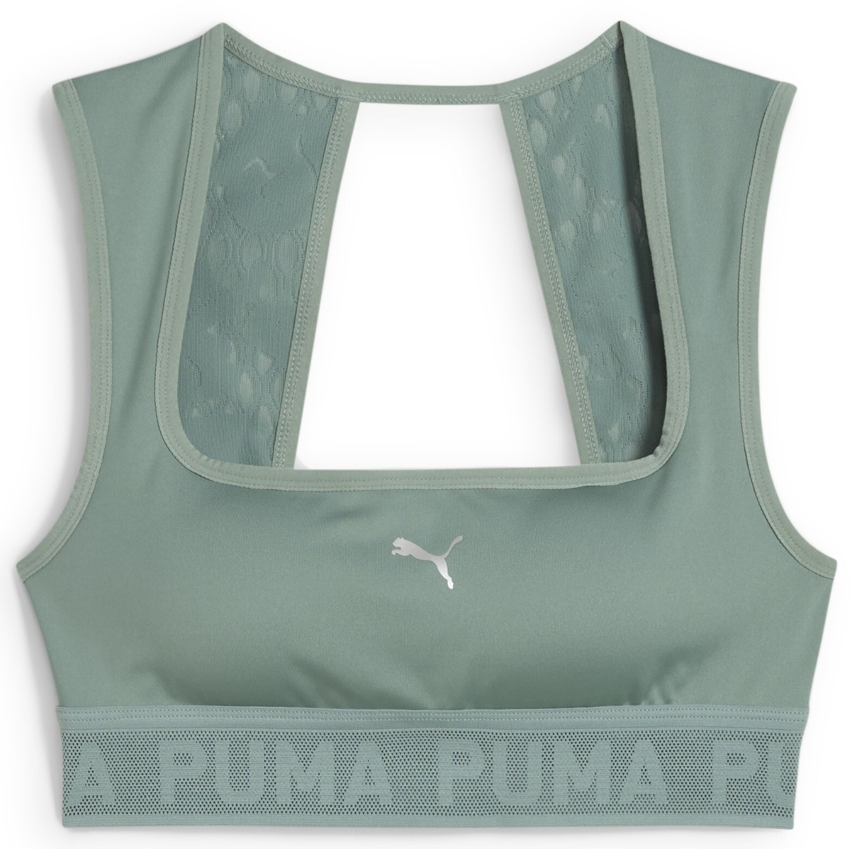 Топ Puma Move Lace Bra Green Moon, s.M