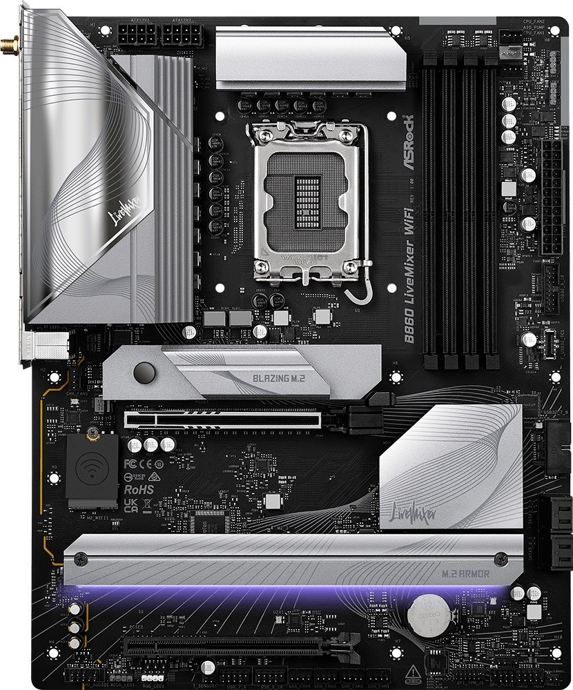 Placă de bază ASRock B860 LiveMixer Wi-Fi