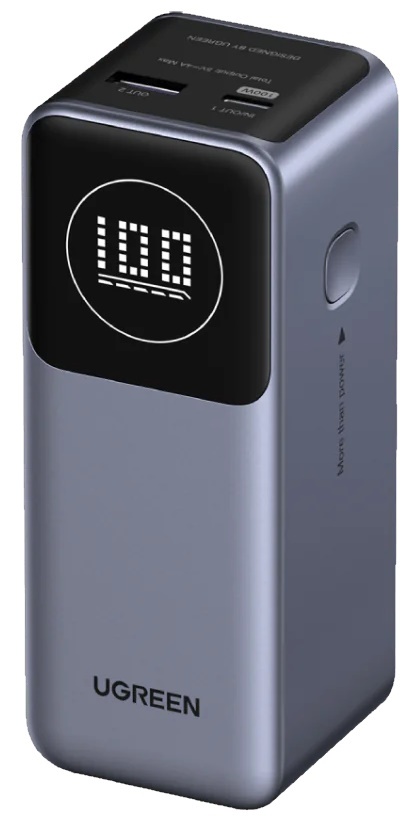 Внешний аккумулятор Ugreen Nexode Flight Approved 12000mAh 100W Grey (35526B)