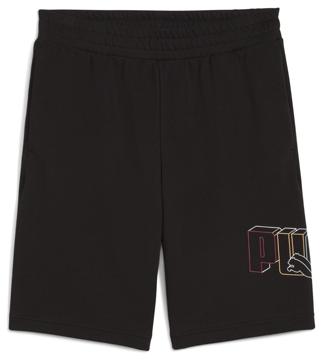 Мужские шорты Puma Ess Logo Lab Execution Shorts 10 Terry Puma Black, s.S